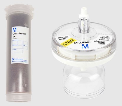Kit: Quantum&#174; IX Cartridge &amp; Millipak&#174; Kit with Millipak&#174; 40 Express Filter, For use with Milli-Q&#174; water purification systems.