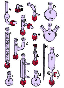 Aldrich&#174; air-sensitive chemistry glass lab kit joint: ST/NS 14/20 grease-free, threaded