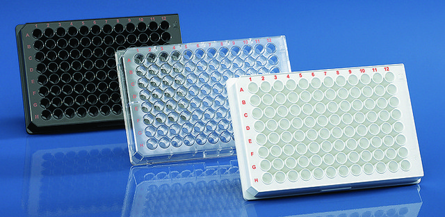 BRAND&#174; microplate BRANDplates&#174;, inertGrade size 96&#160;wells, size 330&#160;&#956;L, flat bottom, black, with transparent bottom