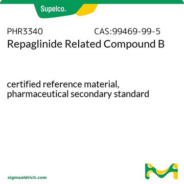 Repaglinide Related Compound B certified reference material, pharmaceutical secondary standard