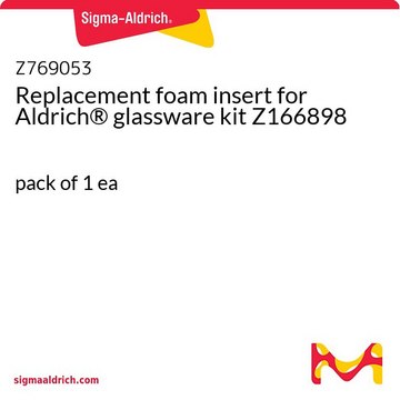 Replacement foam insert for Aldrich&#174; glassware kit Z166898 pack of 1&#160;ea