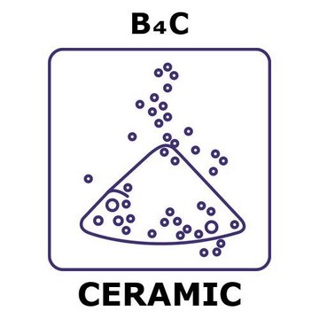 Boron carbide powder, max. particle size 45 micron, weight 50&#160;g, purity 99%