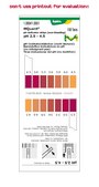 pH-indicator strips pH 2.5 - 4.5 non-bleeding, colorimetric, pH range 2.5-4.5, MQuant&#174;