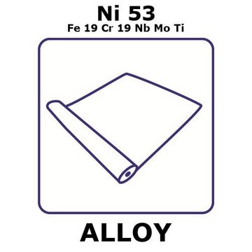 Inconel&#174; alloy 718 - heat resisting alloy, Ni53Fe19Cr19NbMoTi foil, 0.5m coil, 0.25mm thickness, annealed