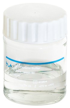 Buffered NaCl-Peptone Solution with LTH bottle capacity 275&#160;mL, bottle filling volume 90&#160;mL, closure type, White screw cap for wide neck, pack of 6&#160;bottles