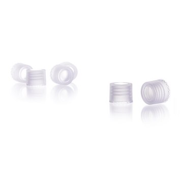 Kimble&#174; Closed Top Linerless Polypropylene Screw Thread Cap 15-415, white screw cap