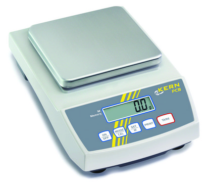 Kern PCB precision balances Kern PCB 6000-1, weighing capacity 6000&#160;g, accuracy: 0.1&#160;g, precision: ±0.3&#160;g