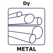 Dysprosium rod, 100mm, diameter 6.35mm, cast, 99%