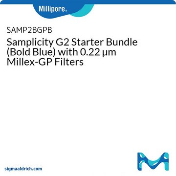 Samplicity G2 Starter Bundle (Bold Blue) with 0.22 µm Millex-GP Filters