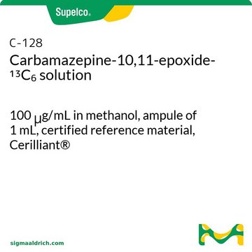 Carbamazepine-10,11-epoxide-13C6 solution 100&#160;&#956;g/mL in methanol, ampule of 1&#160;mL, certified reference material, Cerilliant&#174;