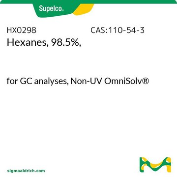 Hexanes, 98.5%, for GC analyses, Non-UV OmniSolv&#174;