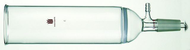 Synthware&#8482; chromatography column with vacuum connection and fritted disk joint: ST/NS 24/40, O.D. × L 90&#160;mm × 300&#160;mm, Disc porosity: coarse