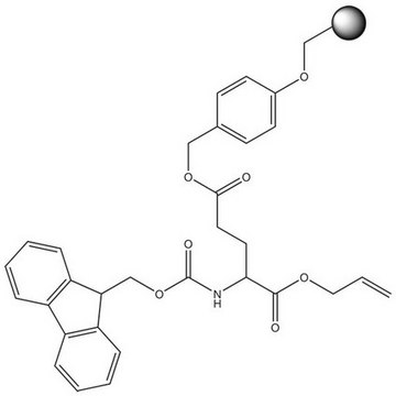 Fmoc-Glu(Wang resin LL)-OAll (100-200 mesh) Novabiochem&#174;