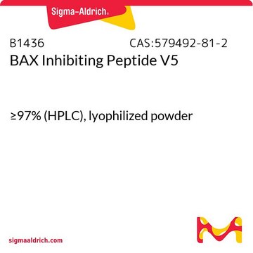 BAX Inhibiting Peptide V5 &#8805;97% (HPLC), lyophilized powder