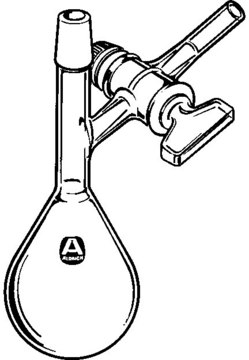 Schlenk Kjeldahl reaction and storage flask male joint: ST/NS 14/20, capacity 25&#160;mL