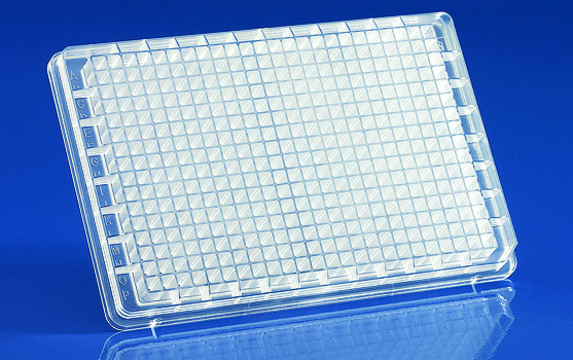 BRAND&#174; microplate BRANDplates&#174;, cellGrade Plus size 96&#160;wells, size 330&#160;&#956;L, flat bottom, white, with transparent bottom