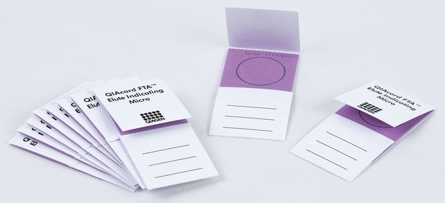 QIAcard&#8482; FTA&#8482; Elute Micro cards Indicating, one sample area per card, pkg of 100 cards