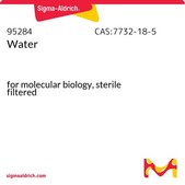 Water sterile filtered