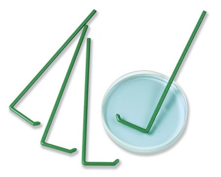 L-Shape Cell Spreader green, sterile, pack of 500&#160;ea (individually wrapped)