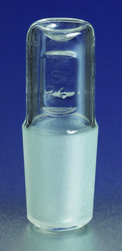 Pyrex&#174; ground-glass stopper joint: ST/NS 14/20, Combination reagent bottle/ground joint, hollow