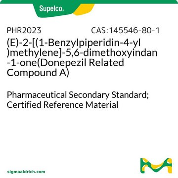 (E)-2-[(1-Benzylpiperidin-4-yl)methylene]-5,6-dimethoxyindan-1-one(Donepezil Related Compound A) Pharmaceutical Secondary Standard; Certified Reference Material