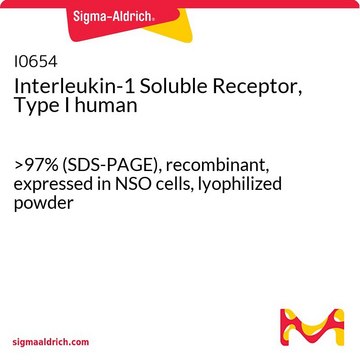 Interleukin-1 Soluble Receptor, Type I human &gt;97% (SDS-PAGE), recombinant, expressed in NSO cells, lyophilized powder