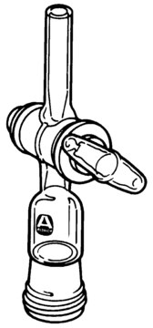 Aldrich&#174; Schlenk-type adapter Joint cap with stopcock, female joint: threaded 14/20