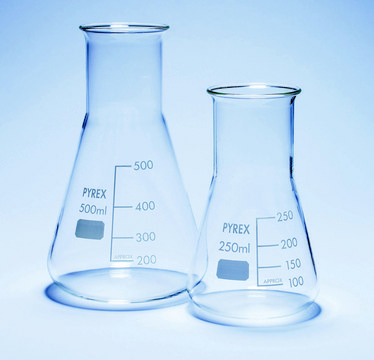 Pyrex&#174; Erlenmeyer flask, wide neck, with printed trace code capacity 2,000&#160;mL