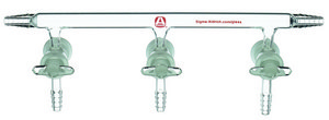 Aldrich&#174; single bank manifold with glass stopcocks Standard manifold, positions, 4