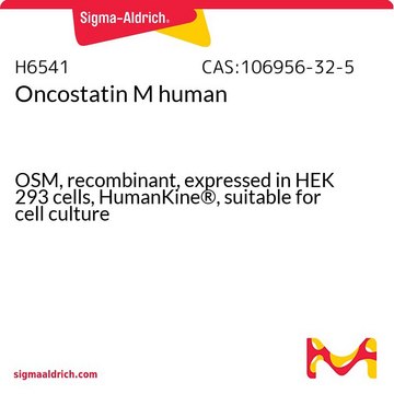 Oncostatin M human OSM, recombinant, expressed in HEK 293 cells, HumanKine&#174;, suitable for cell culture