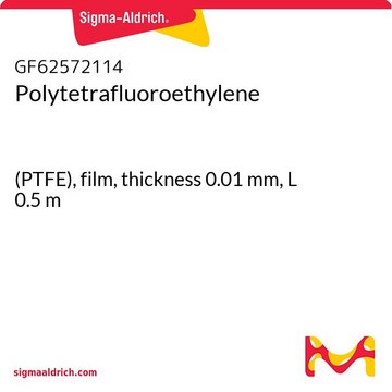 Polytetrafluoroethylene (PTFE), film, thickness 0.01&#160;mm, L 0.5&#160;m