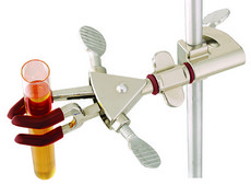 Aldrich&#174; swivel Benchclamp&#8482; dual adjustment grippy knobs, 3-prong, size L