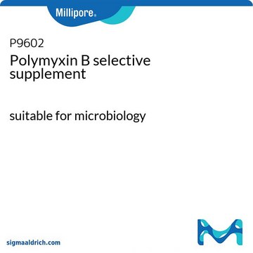 Polymyxin B selective supplement for bacteria, sterile, suitable for microbiology