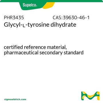 Glycyl-L-tyrosine dihydrate certified reference material, pharmaceutical secondary standard