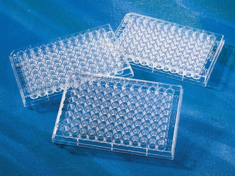 Corning&#174;&nbsp;96 Well Clear Polystyrene Microplate V-bottom clear, polystyrene, pkg of Individually wrapped, sterile, lid: no