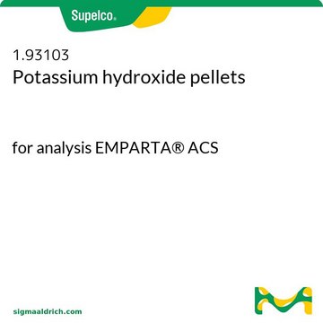 Potassium hydroxide pellets for analysis EMPARTA&#174; ACS