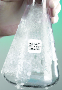 Laser WetGrip labels white, L × W 0.875&#160;in. × 0.875&#160;in., roll of 2400