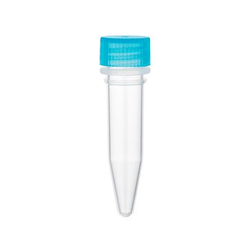 MTC&#8482; Bio ClearSeal&#8482; Screw Cap Microtubes capacity 0.5&#160;mL, sterile, cap, natural, conical bottom, pack of 1000&#160;ea (20 x bags 50 ea)