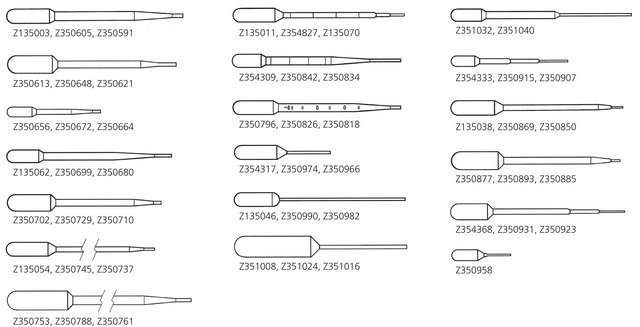 Transfer pipette, polyethylene general purpose, extra long (12"), bulb draw 7.1&#160;mL, sterile