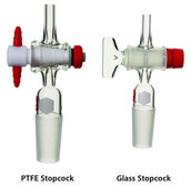 Aldrich&#174; septum-inlet adapter with stopcock Screw-thread, joint: ST/NS 14/20, glass stopcock