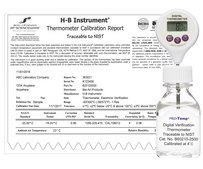 SP Bel-Art&#174; H-B Frio-Temp&#174; Calibrated Electronic Verification Lollipop Stem Thermometer temp. range at 0-70 °C, 4°C Refrigerator Calibration, bottle volume 60&#160;mL , with organic liquid