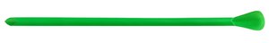 Levgo&#174; smartSpatula&#174; disposable PP laboratory spatula, Look for the V at the neck&#8482; L 310&#160;mm, green, macro