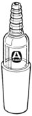 Aldrich&#174; vacuum adapter male joint: ST/NS 24/40, side-port