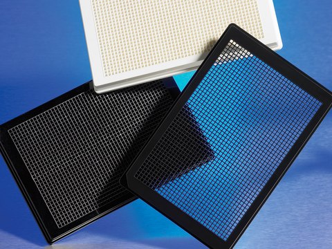 Corning® 1536 well plates, cyclic olefin co-polymer black/clear bottom, PDL, w/o lid, non-sterile