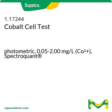 Cobalt Cell Test photometric, 0.05-2.00&#160;mg/L (Co2+), Spectroquant&#174;
