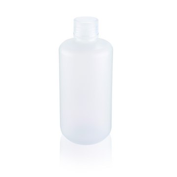 Wheaton&#174; Leak Resistant Bottle capacity 1000&#160;mL, high-density polyethylene bottle, natural bottle, narrow-mouth bottle, bottle diam. × H 91&#160;mm × 210&#160;mm, 38-430