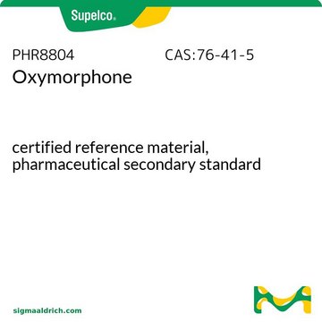 Oxymorphone certified reference material, pharmaceutical secondary standard