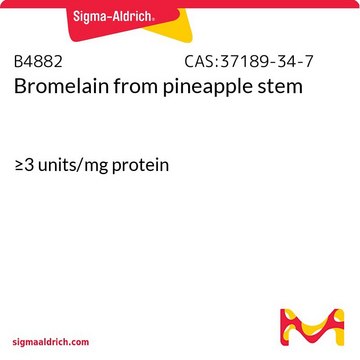 Bromelain from pineapple stem &#8805;3&#160;units/mg protein