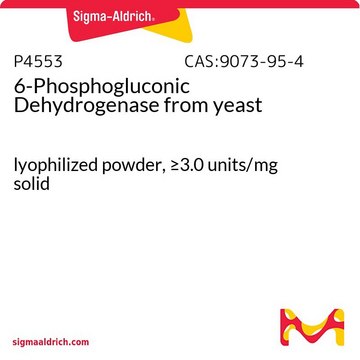 6-Phosphogluconic Dehydrogenase from yeast lyophilized powder, &#8805;3.0&#160;units/mg solid