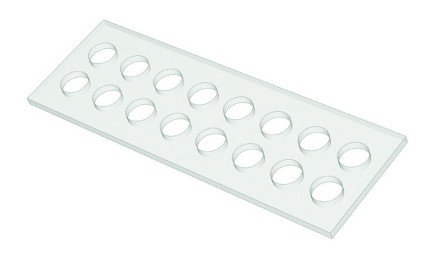 Grace Bio-Labs silicone gasket for ProPlate&#174; microarray system fits 16 wells, diam. 6&#160;mm